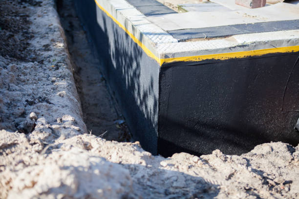 Residential Waterproofing installation at a Parkville, PA home by SJ Waterproofing Pros